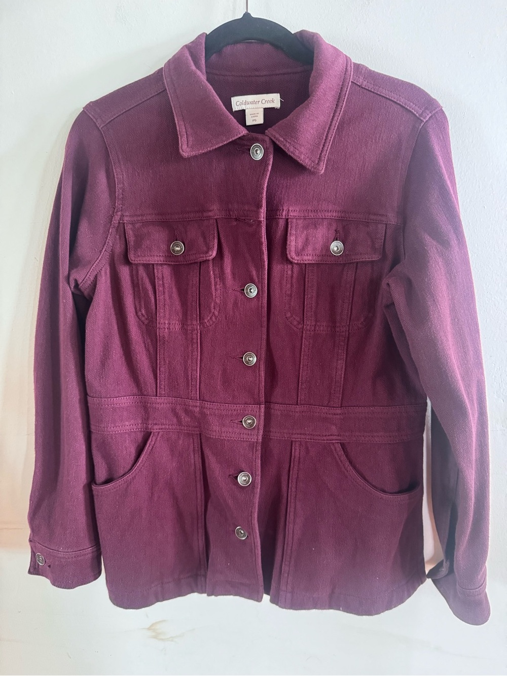 Coldwater Creek Women’s Sp Chore Jacket Classic Career Holiday Western